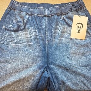 ZYIA Denim Blue Jogger Pants